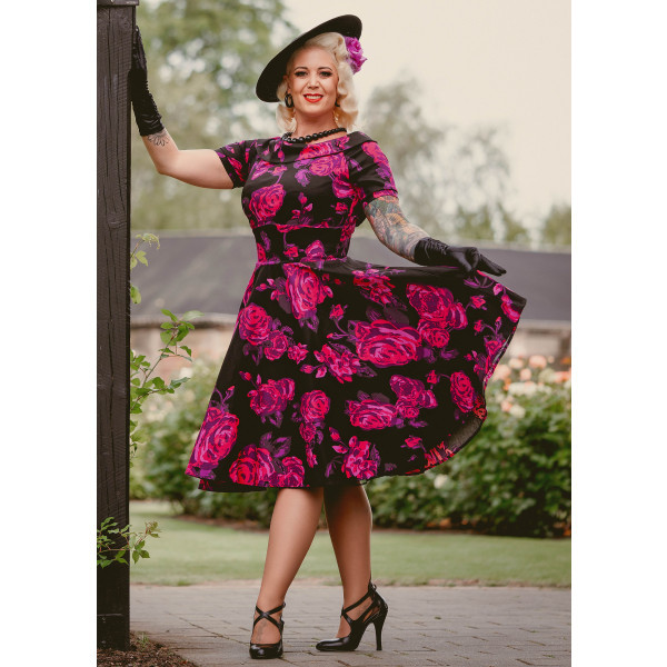 Dolly & Dottyn Darlene Pink Flowers-mekko 